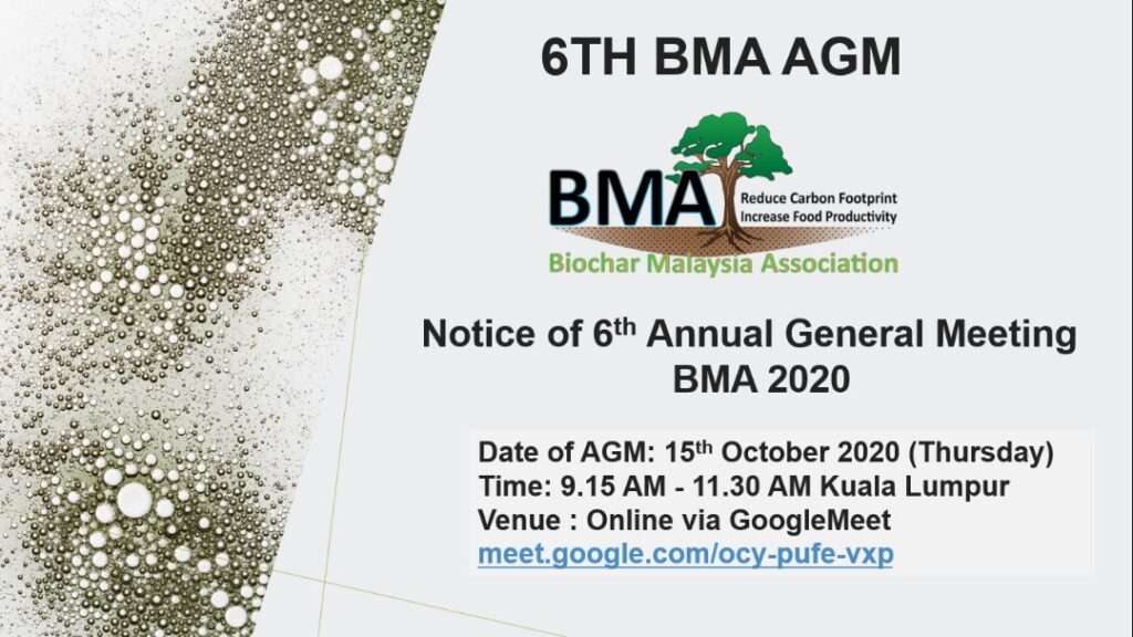 Notice of 6th Annual General Meeting BMA 2020
